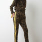 Savage Ribbon Trim Camouflage Two Piece Set
