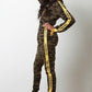 Savage Ribbon Trim Camouflage Two Piece Set