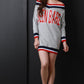 Queen Babe Varsity Sweater Dress